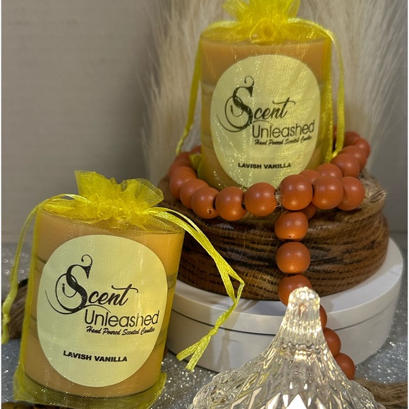 LAVISH VANILLA (MEXICAN), SCENTED UNLEASHED LLC SCENTED CANDLES - Picture 2 of 3